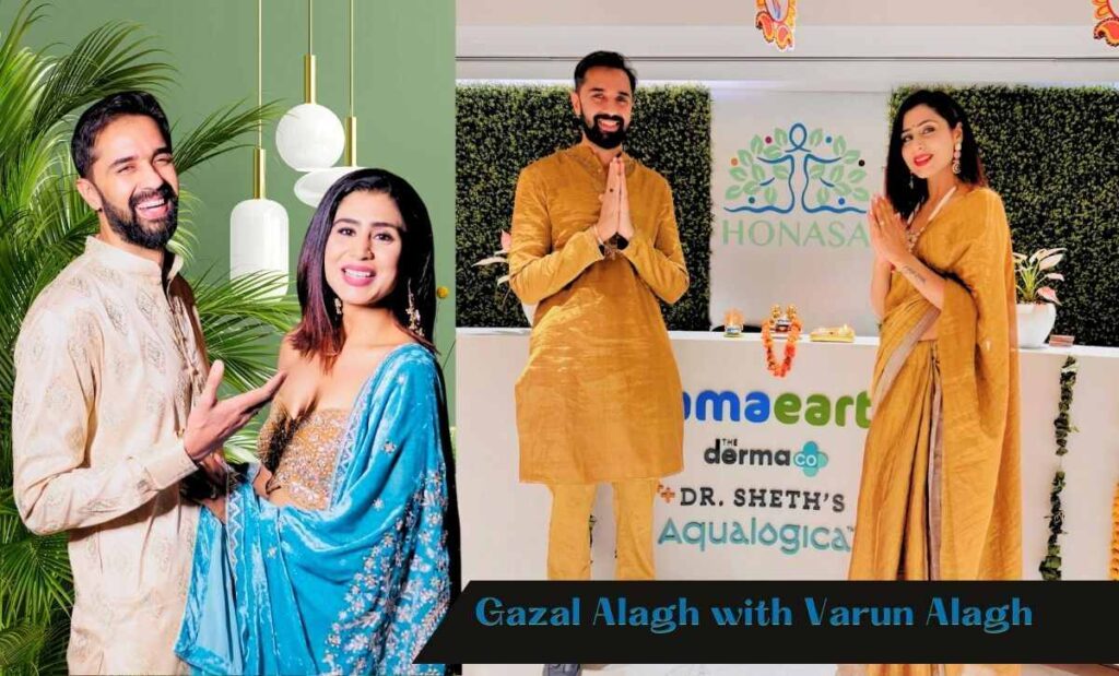 ghazal alagh with her husband varun alagh 