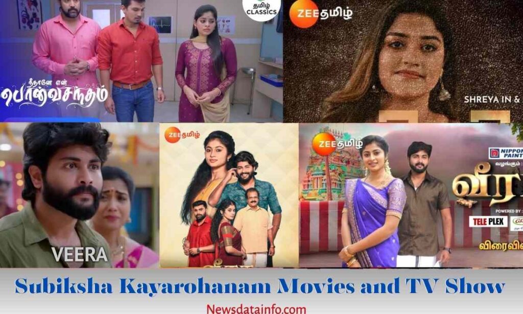 Subiksha Kayarohanam Shows and Serials (2020-25)