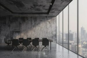 Conference Table with the Room’s Design
